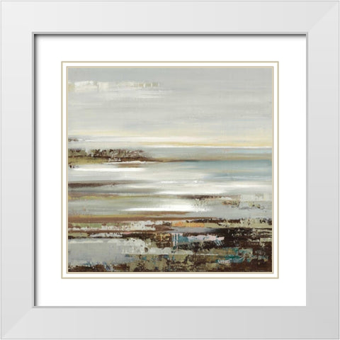 Abyss I White Modern Wood Framed Art Print with Double Matting by Lera