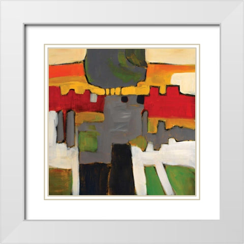 Urban Greys II White Modern Wood Framed Art Print with Double Matting by Pulliam, Mark