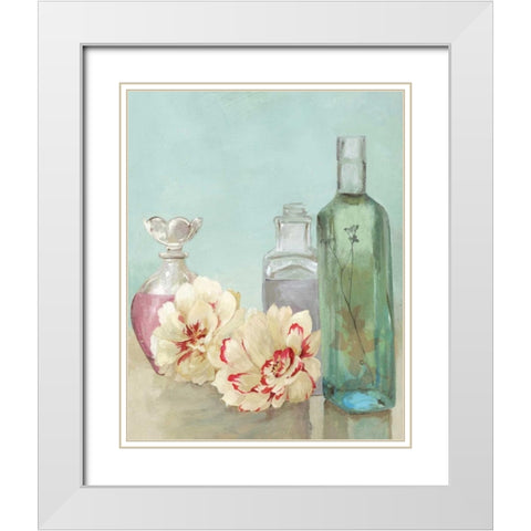 Relaxing Spa - Mini White Modern Wood Framed Art Print with Double Matting by Pearce, Allison