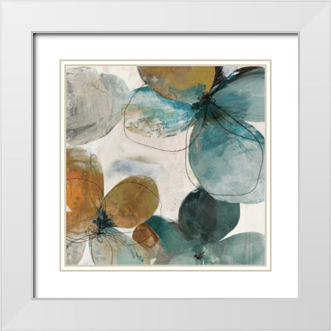 Riverside Forest White Modern Wood Framed Art Print with Double Matting by Pearce, Allison
