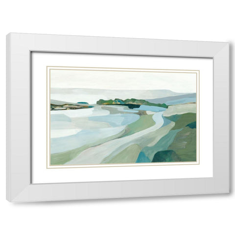 Modern Landscape White Modern Wood Framed Art Print with Double Matting by Pearce, Allison