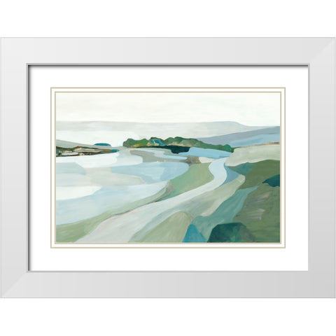 Modern Landscape White Modern Wood Framed Art Print with Double Matting by Pearce, Allison