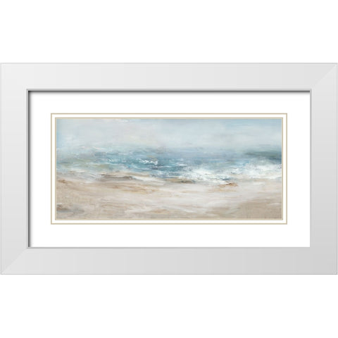 Coastal Dreaming White Modern Wood Framed Art Print with Double Matting by Pearce, Allison