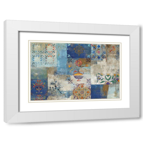 Florence I White Modern Wood Framed Art Print with Double Matting by Wilson, Aimee