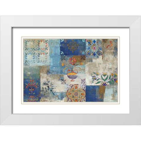 Florence I White Modern Wood Framed Art Print with Double Matting by Wilson, Aimee