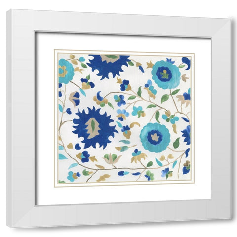 Garden of Delight I White Modern Wood Framed Art Print with Double Matting by Wilson, Aimee