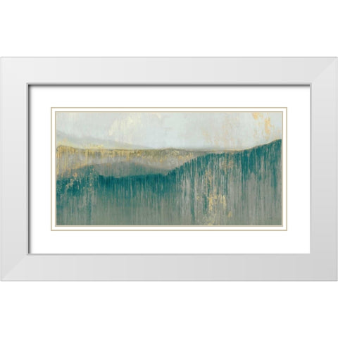 Serenity II White Modern Wood Framed Art Print with Double Matting by Wilde, Susan