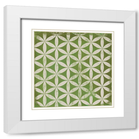 Noble III - Mini White Modern Wood Framed Art Print with Double Matting by Wilson, Aimee