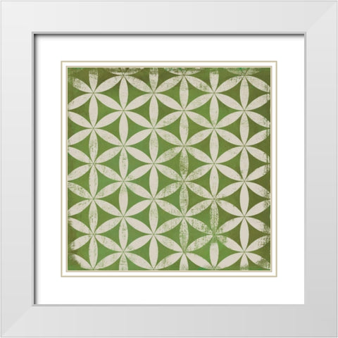 Noble III - Mini White Modern Wood Framed Art Print with Double Matting by Wilson, Aimee