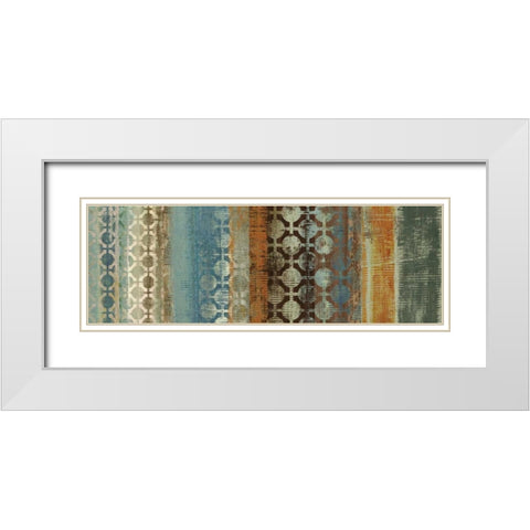 Totemic II White Modern Wood Framed Art Print with Double Matting by Wilson, Aimee
