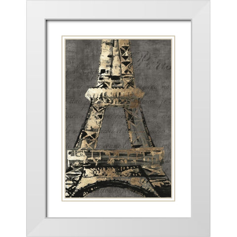 Foundations White Modern Wood Framed Art Print with Double Matting by Wilson, Aimee