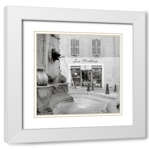 La Noblesse - 2 White Modern Wood Framed Art Print with Double Matting by Blaustein, Alan
