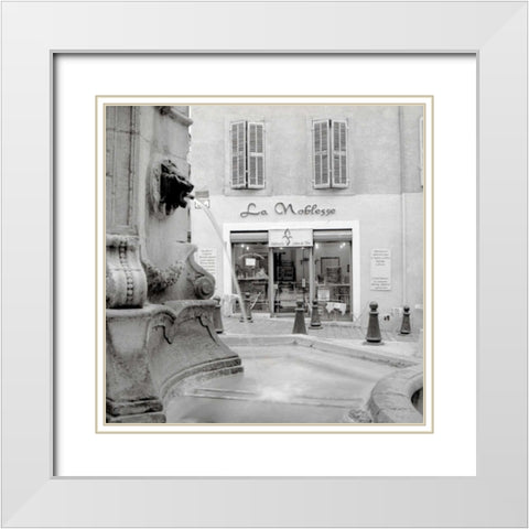 La Noblesse - 2 White Modern Wood Framed Art Print with Double Matting by Blaustein, Alan