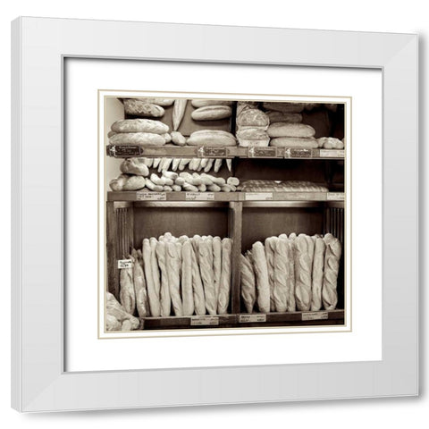 Marketplace - 35 White Modern Wood Framed Art Print with Double Matting by Blaustein, Alan