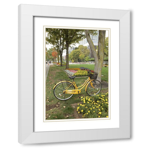 Japan Bicycle - 2 White Modern Wood Framed Art Print with Double Matting by Blaustein, Alan