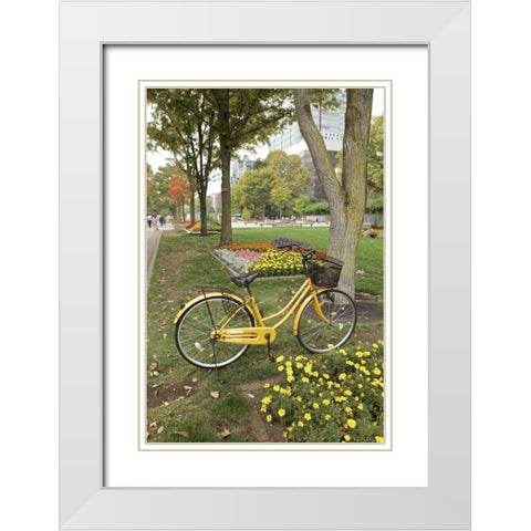 Japan Bicycle - 2 White Modern Wood Framed Art Print with Double Matting by Blaustein, Alan