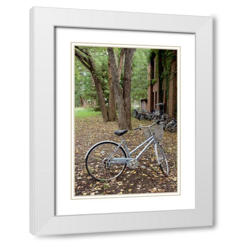 Japan Bicycle - 9 White Modern Wood Framed Art Print with Double Matting by Blaustein, Alan
