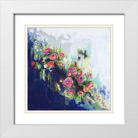 The Dance White Modern Wood Framed Art Print with Double Matting by Clumeck, Alana