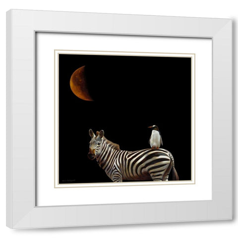 Pilgrimage White Modern Wood Framed Art Print with Double Matting by Hollingsworth, Karen