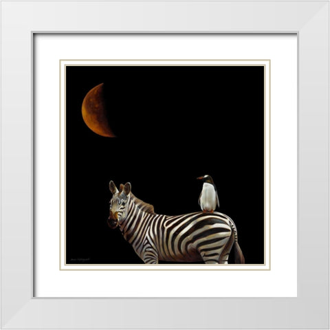 Pilgrimage White Modern Wood Framed Art Print with Double Matting by Hollingsworth, Karen