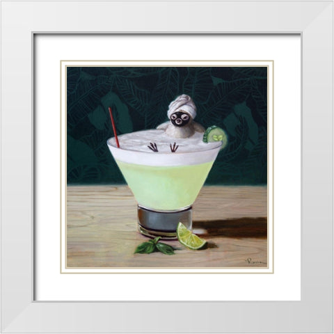 Day Off White Modern Wood Framed Art Print with Double Matting by Heffernan, Lucia