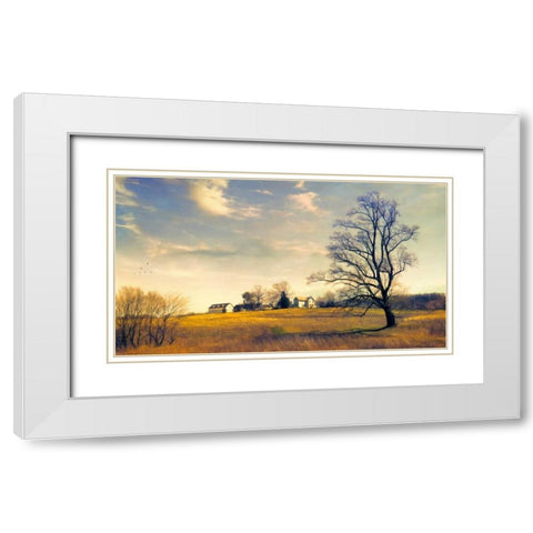 When I Come Back White Modern Wood Framed Art Print with Double Matting by Rivera, John