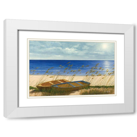 All You Need White Modern Wood Framed Art Print with Double Matting by Romanello, Diane