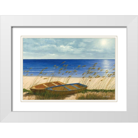 All You Need White Modern Wood Framed Art Print with Double Matting by Romanello, Diane