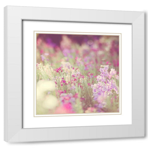 Monet White Modern Wood Framed Art Print with Double Matting by Soffia, Myan