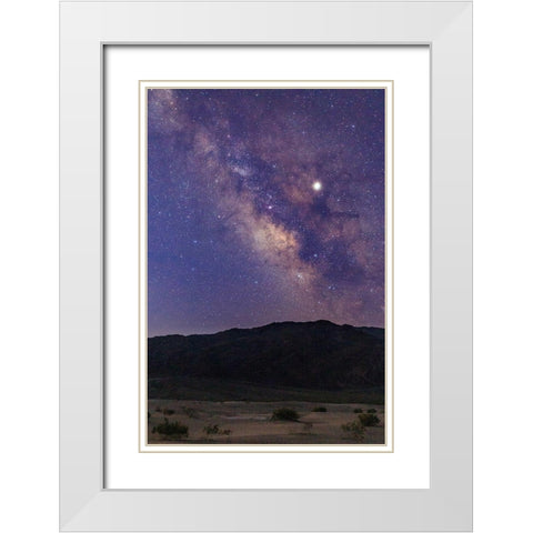 Mesquite Milky Way White Modern Wood Framed Art Print with Double Matting by Severn, Shawn/Corinne