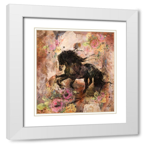 Gallup White Modern Wood Framed Art Print with Double Matting by Wiley, Marta