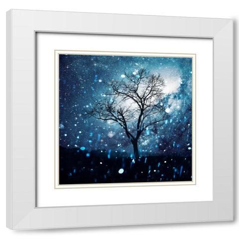 The Miracle Tree White Modern Wood Framed Art Print with Double Matting by Wustenhagen, Dirk