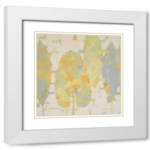 Sunlit Marsh II White Modern Wood Framed Art Print with Double Matting by Loreth, Lanie