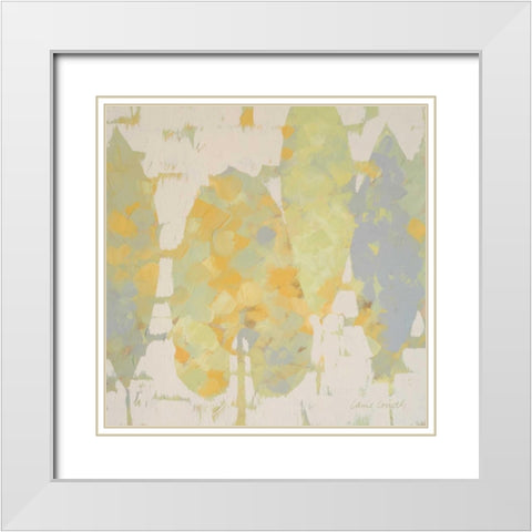Sunlit Marsh II White Modern Wood Framed Art Print with Double Matting by Loreth, Lanie