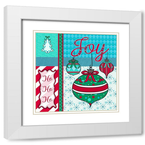 Nostalgia Christmas I White Modern Wood Framed Art Print with Double Matting by Metz, Andi
