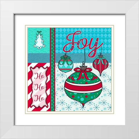 Nostalgia Christmas I White Modern Wood Framed Art Print with Double Matting by Metz, Andi