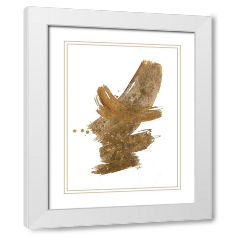 Sun Dance White Modern Wood Framed Art Print with Double Matting by Pinto, Patricia