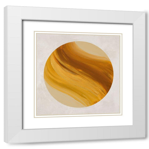 Jupiter Aimer White Modern Wood Framed Art Print with Double Matting by Grace, Ajoya