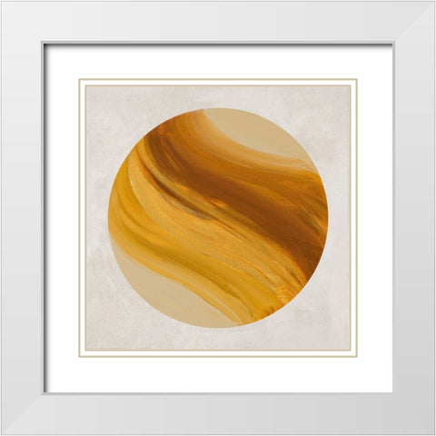 Jupiter Aimer White Modern Wood Framed Art Print with Double Matting by Grace, Ajoya