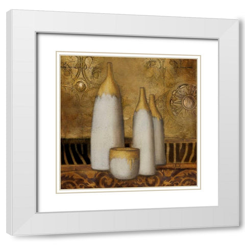 Elegantisimo on Safari II White Modern Wood Framed Art Print with Double Matting by Pinto, Patricia