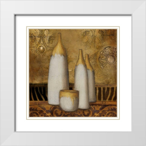 Elegantisimo on Safari II White Modern Wood Framed Art Print with Double Matting by Pinto, Patricia