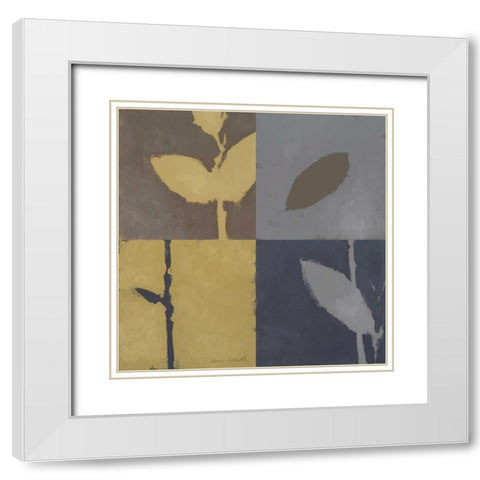 Serene Expression II White Modern Wood Framed Art Print with Double Matting by Loreth, Lanie