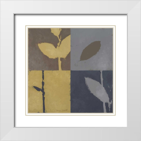 Serene Expression II White Modern Wood Framed Art Print with Double Matting by Loreth, Lanie