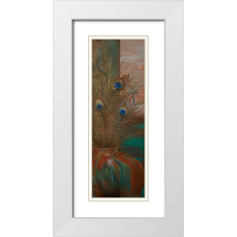 Secret World I White Modern Wood Framed Art Print with Double Matting by Hakimipour-Ritter
