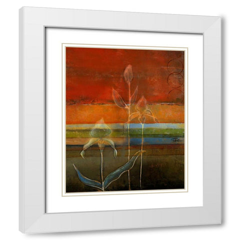 Imagination I White Modern Wood Framed Art Print with Double Matting by Pinto, Patricia