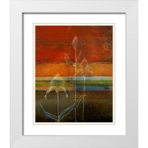 Imagination I White Modern Wood Framed Art Print with Double Matting by Pinto, Patricia