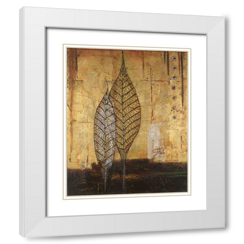Fantasia I White Modern Wood Framed Art Print with Double Matting by Pinto, Patricia