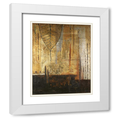 Fantasia II White Modern Wood Framed Art Print with Double Matting by Pinto, Patricia