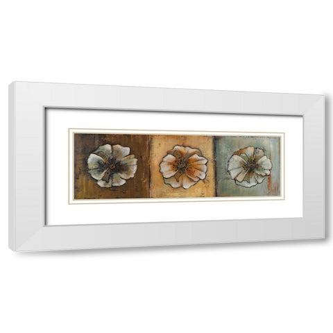 Celebration II White Modern Wood Framed Art Print with Double Matting by Pinto, Patricia