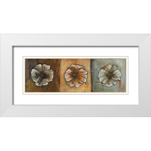 Celebration II White Modern Wood Framed Art Print with Double Matting by Pinto, Patricia